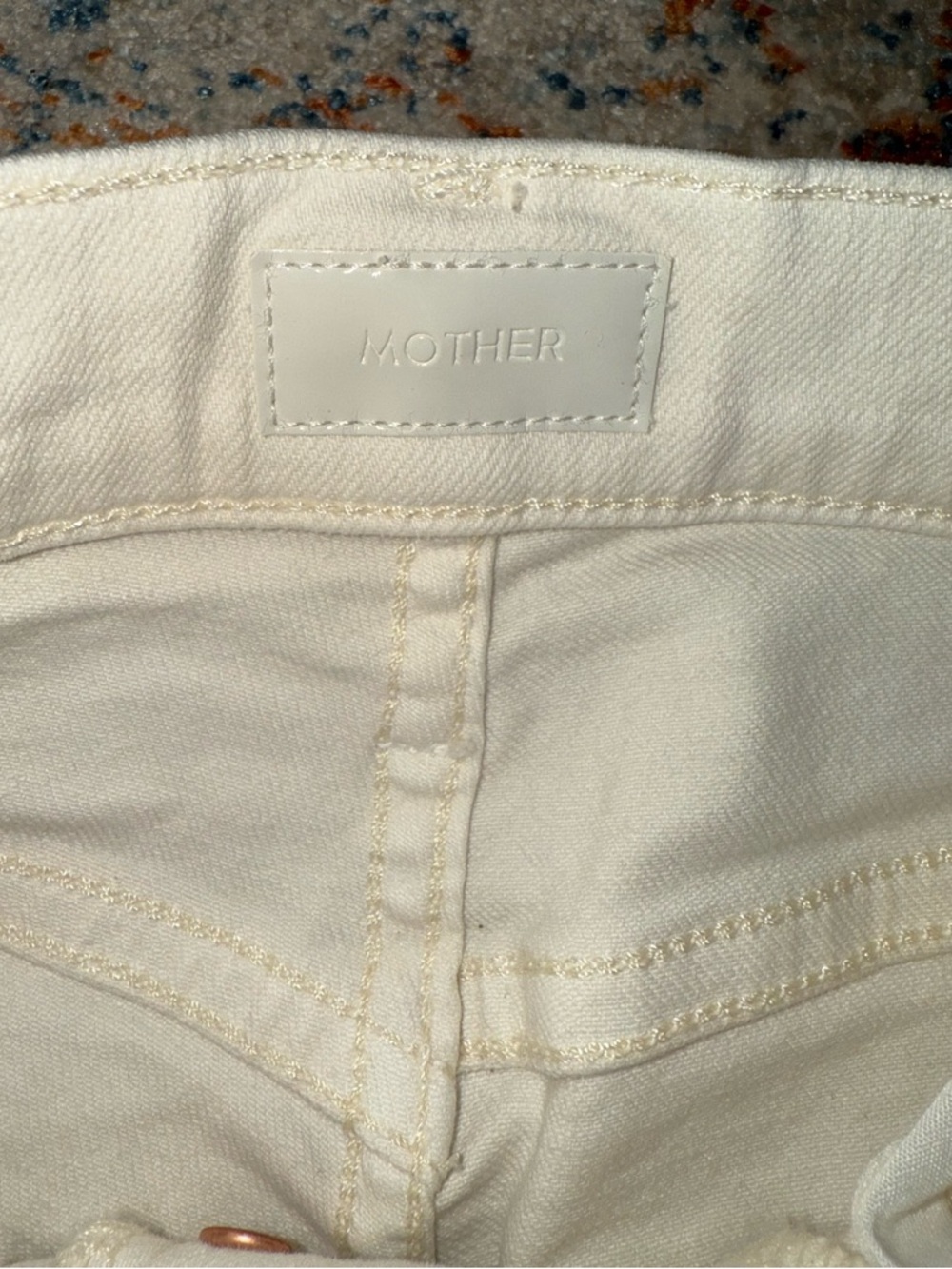 MOTHER JEANS THE TRIPPER ANKLE FRAY PLAY DATE 23 - Picture 5 of 6